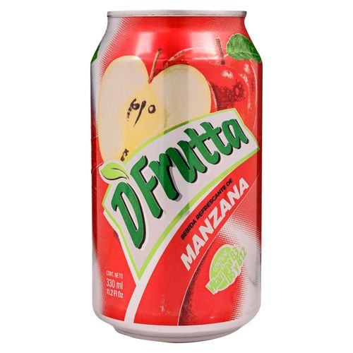 Bebida Dfrutta  Sabor Manzana Lata - 330ml