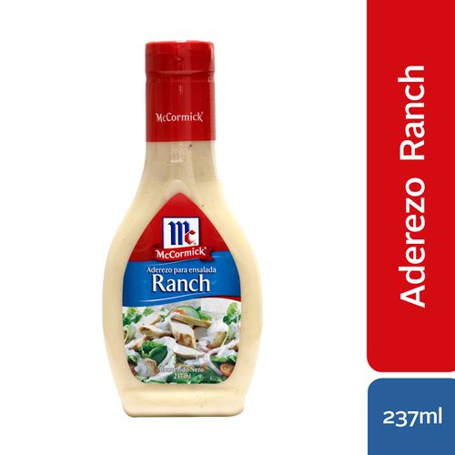Aderezo P/Ensalada Ranch McCormick - 237ml
