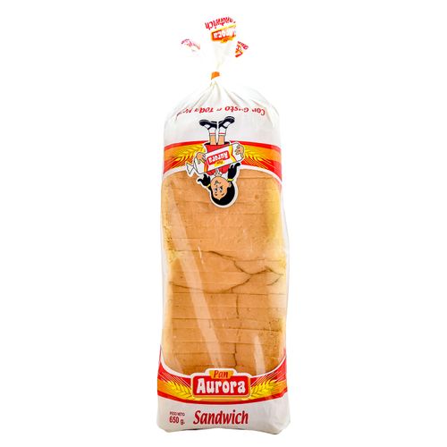 Pan Aurora Blanco Sándwich Grande - 650 g