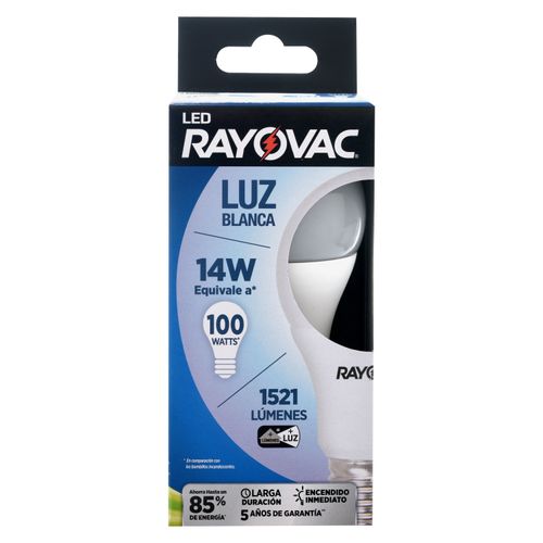 Led Rayovac 14W Luz Blanca Tray