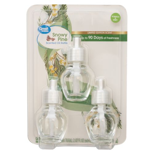 3 Pack Repuesto Great Value Snowy Piña