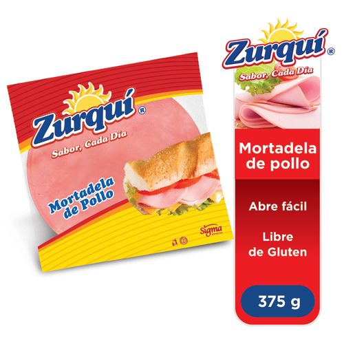 Mortadela Zurquí con pollo -375 g