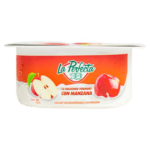 Yogurt La Perfecta Bat Manzana - 125Gr