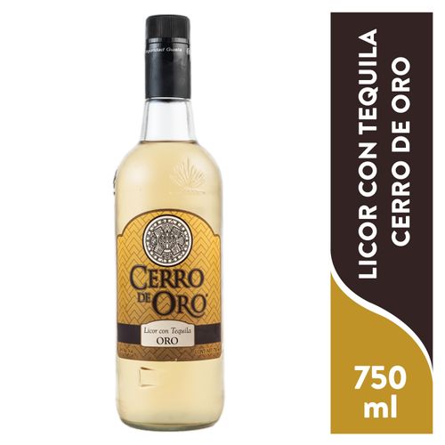 Licor Con Tequila Cerro De Oro- 750ml