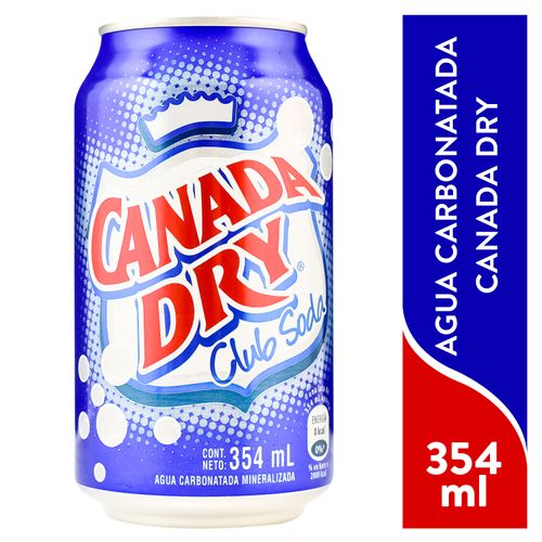 Refresco Canada Dry Club Soda Lata  - 354Ml