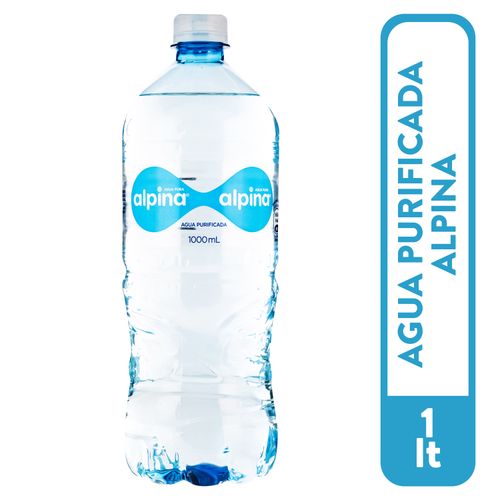 Agua Alpina Purificada Botella - 1000 ml