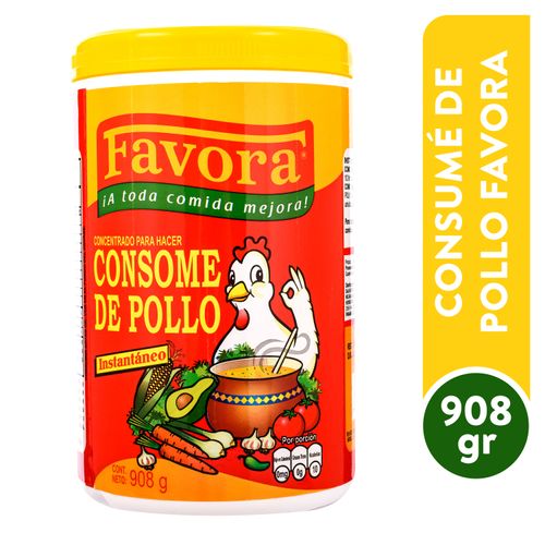 Consomé Favora De Pollo - 908 g