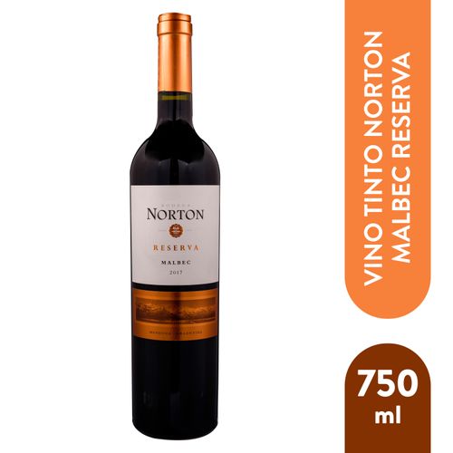 Vino Tint Norton Malbec Reserv 750Ml