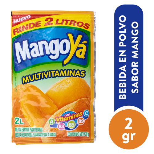 Bebida En Polvo MangoYa Con Multivitaminas - 18 g