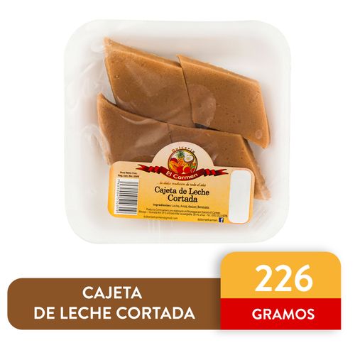 Cajeta El Carmen de leche cortada - 226.79 g