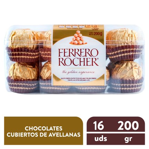Chocolate Ferrero Rocher 16 Pzas - 200 g