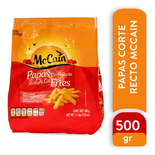 Papas Mccain Para Freir  Corte Recto -500gr