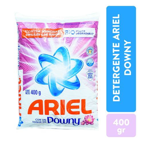 Detergente En Polvo Para Lavar Ropa Ariel Con Un Toque De Downy - 400 g