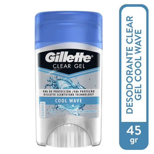 Desodorante Gillette Coolwave Clear Gel - 45 g