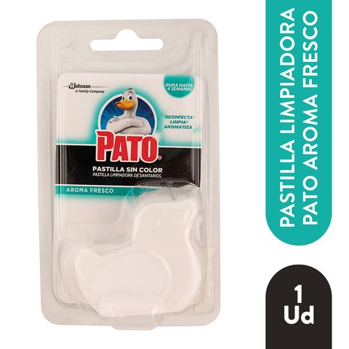 Pastilla limpiadora Pato sin color para sanitario - 52 g
