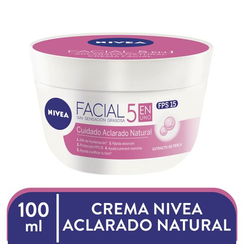 Crema Facial Nivea Aclarado Natural - 100ml