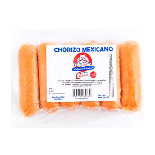 Chorizo Mexicano Matadero Cacique - 454 g