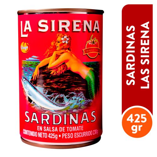Lata de Sardina La Sirena En Salsa Tomate 425gr
