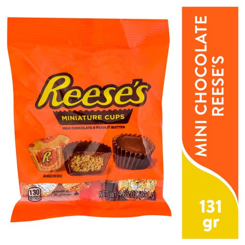 Mini chocolates Hershey's Reese's bolsa - 131 g