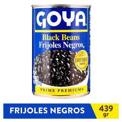 Frijoles Negros Premium Goya Lata - 439 g