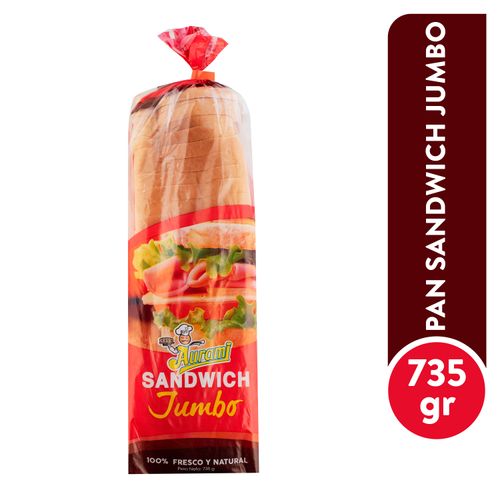 Pan Aurami Sandwich Jumbo De - 735Gr