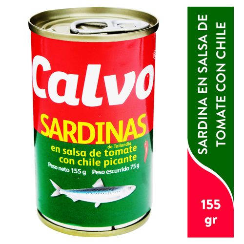 Sardina Calvo Salsa Picante -155gr