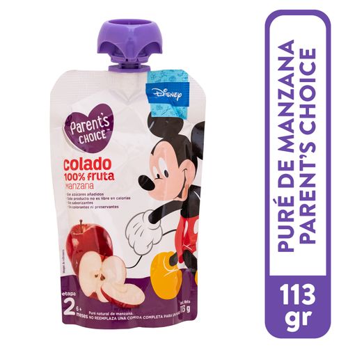 Colado para bebé Parents Choice disney manzana - 113 g