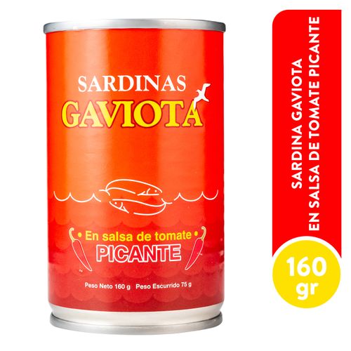 Sardina Gaviota En Salsa Picante -160gr