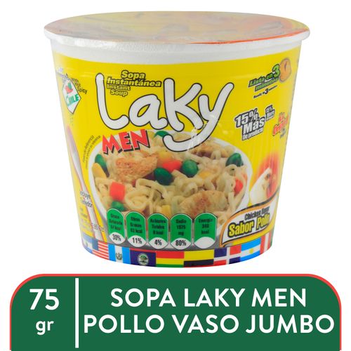 Sopa Laky jumbo pollo - 75 g