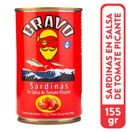 Sardina En Salsa De Tomate Picante - 155gr