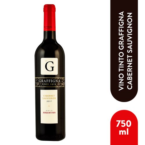 Vino Tinto Graffigna Cabernet Suave - 750ml