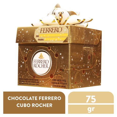 Chocolate Ferrero Rocher 6 Pzas - 75 g
