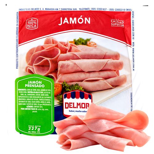 Jamon Delmor Prensado - 227Gr