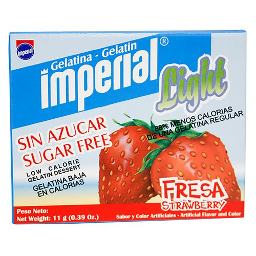 Gelatina Imperial Light Fresa - 11 g