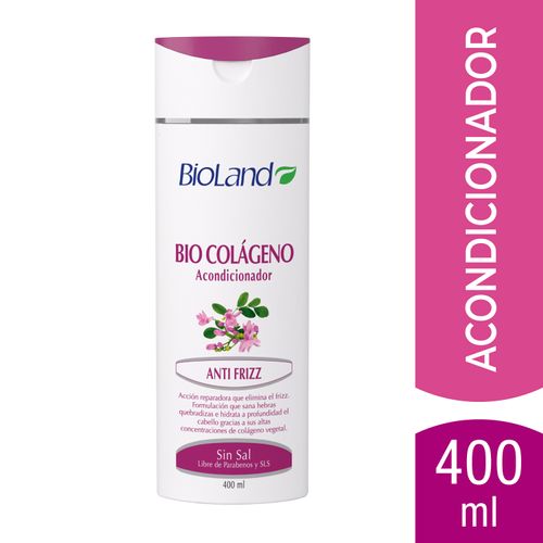 Acondicionador Bioland Bio Colágeno Anti frizz - 400 ml