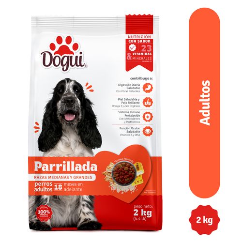 Alimento Dogui Perro Adulto Sabor Parillada, 18 Meses En Adelante - 2kg