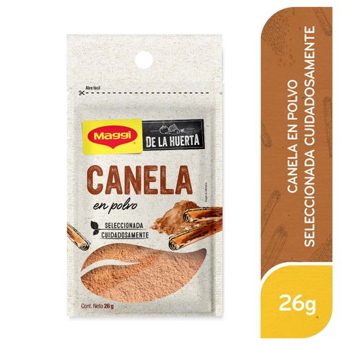 Canela en Polvo Sazonador MAGGI De La Huerta Bolsa Resellable 26g