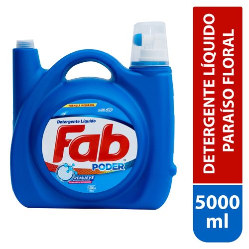 Detergente Liquido Fab 3 Acti Blu 5000Ml