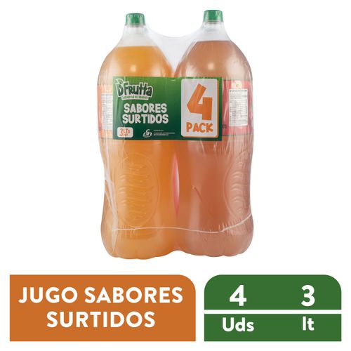 Dfrutta Jugo Surtido 4pack 12000ml