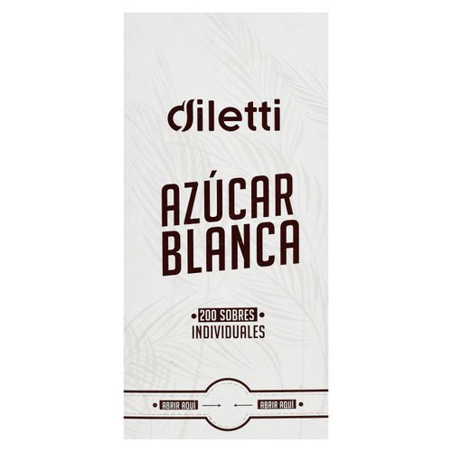 Azúcar Blanca Diletti Sobres - 3 g
