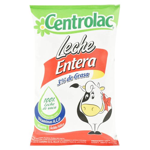 Leche Centrolac Uht Entera 3 Por 473Ml