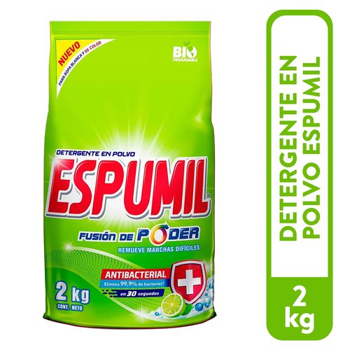 Detergente Espumil Explosión Cítricos en polvo - 2 kg
