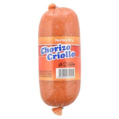 Chorizo Zurqui Criollo de Cerdo Tubo - 227 g