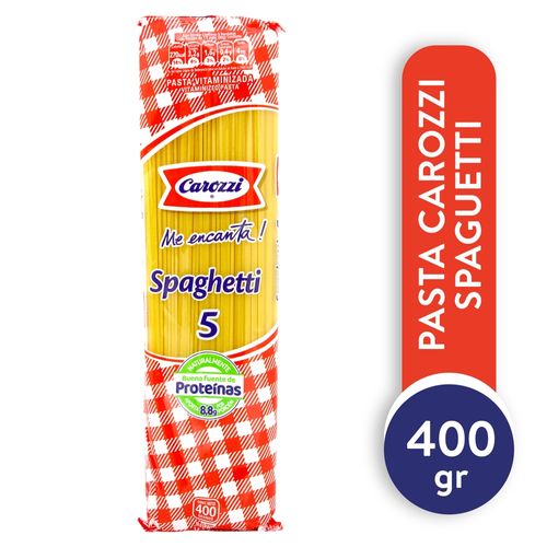 Pasta Carozzi Spaguetti No.5 - 400 g