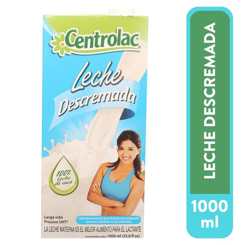 Leche Centrolac Uht Descremada - 1000ml