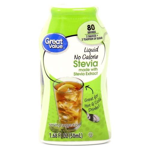 Endulzante Great Value Stevia Liqu 50Ml