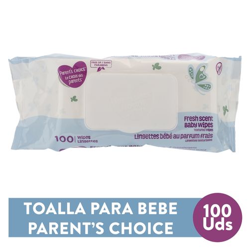 Toallitas Parents Choice Bebe Aroma 100u