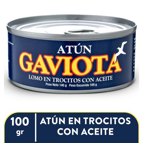 Atún Gaviota Lomo Trocito En Aceite - 100 g