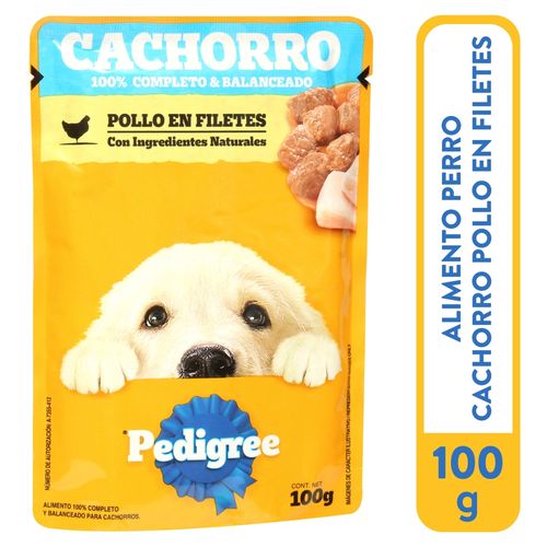 Alimento húmedo Pedigree para cachorro sabor pollo - 100 g