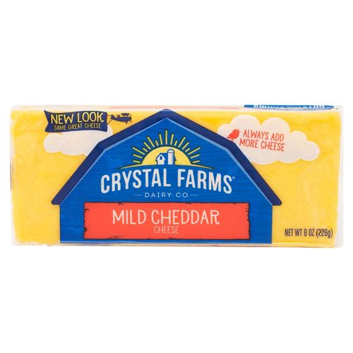 Queso Cheddar Crystal Farms Chunk - 227 g